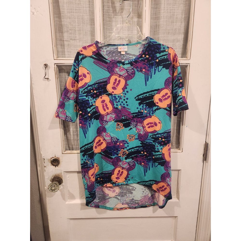 Disney Minnie Mouse Lularoe Irma High Low Tunic Women's Size XXS